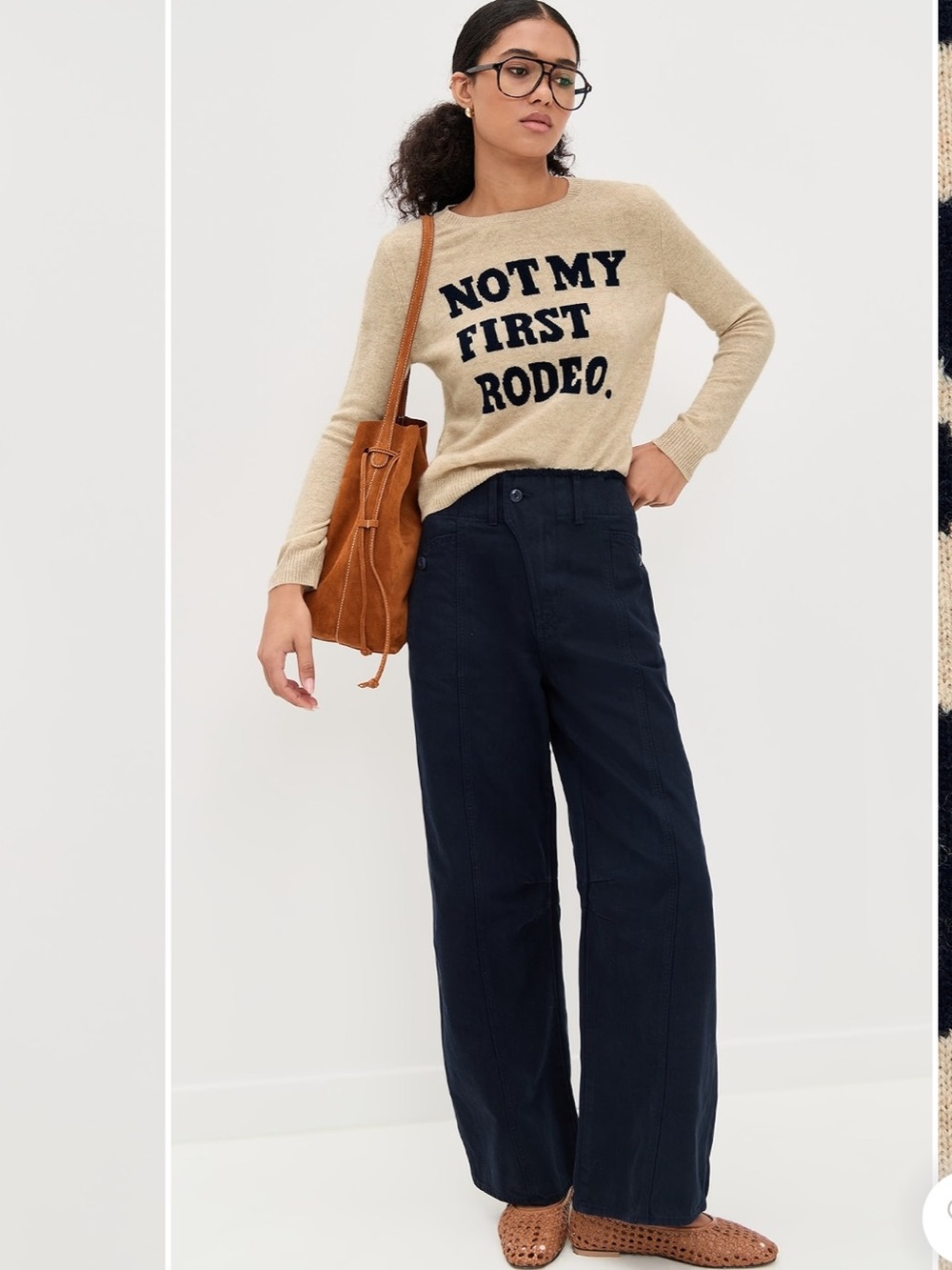 JUMPER 1234 Wool Cashmere Rodeo Crewneck Sweater